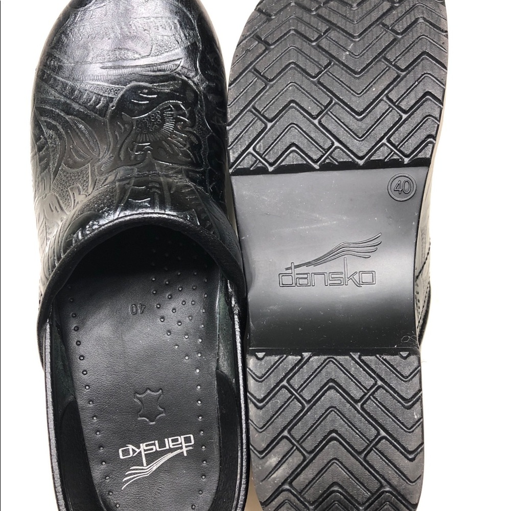 Dansko Tooled Clogs - Picture 2 of 3